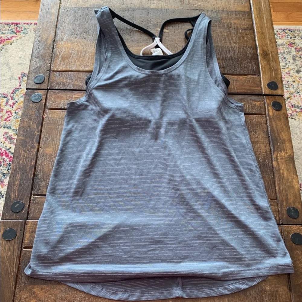 Champion tank top with attached bra sz m